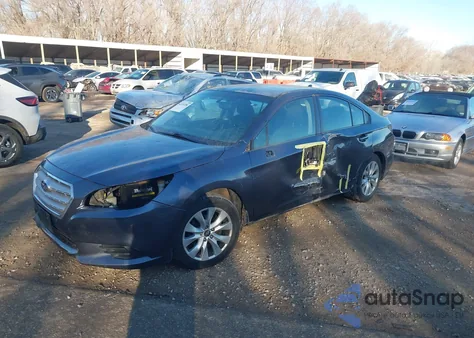 2016 Subaru Legacy 2.5I Premium из США, поврежденный, VIN 4S3BNBC66G3035625